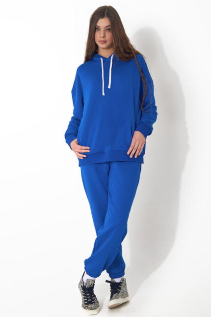 Костюм женский с худи и джоггерами