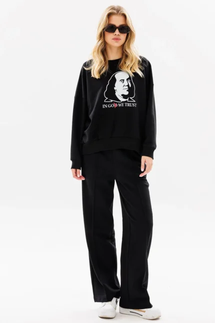 Костюм с дизайнерской печатью “Бенджамин Франклин”