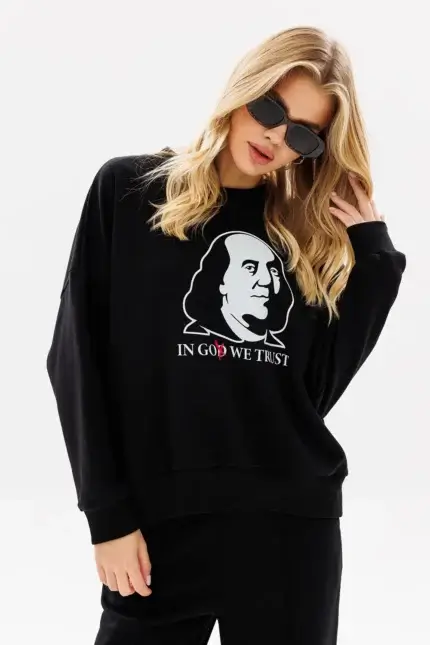 Свитшот с печатью "Бенджамин Франклин"
