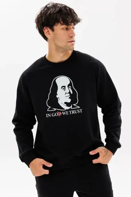 Свитшот с печатью “Бенджамин Франклин”