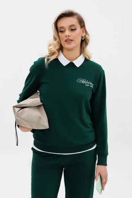 Свитшот с печатью на переде