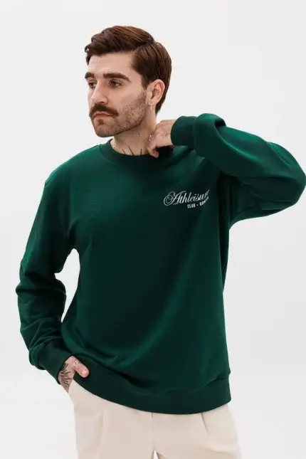 Свитшот с печатью на переде