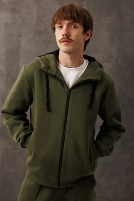 Зип-худи с металлической молнией