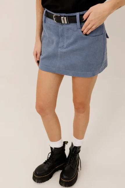 Super-мини юбка из вельвета