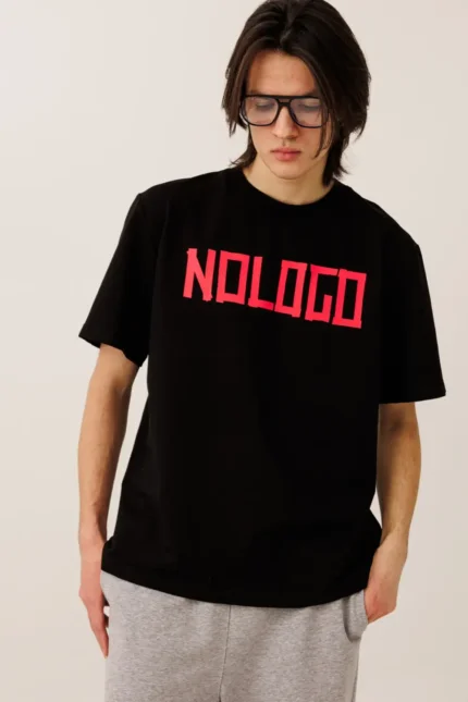 Мужская оверсайз футболка с принтом